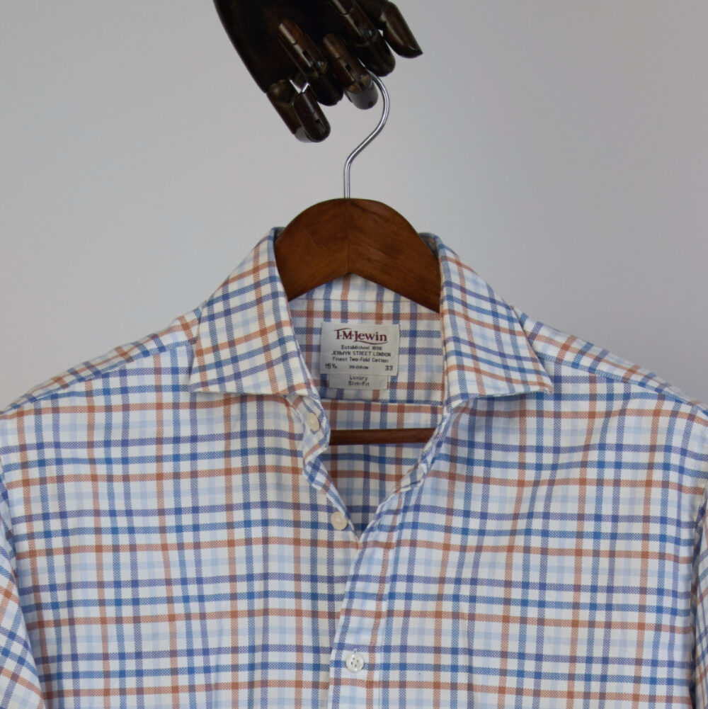 TM Lewin Plaid Shirt(L)