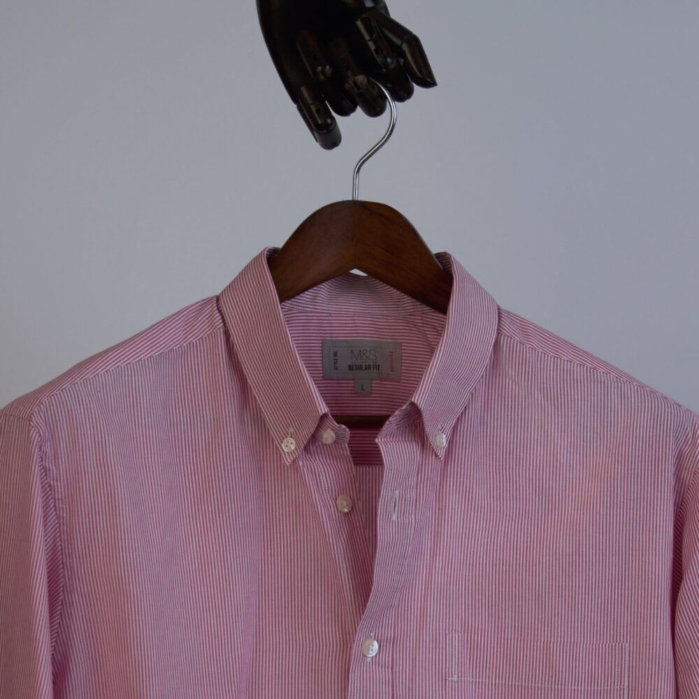 Marks and Spencer Striped Shirt(XL)