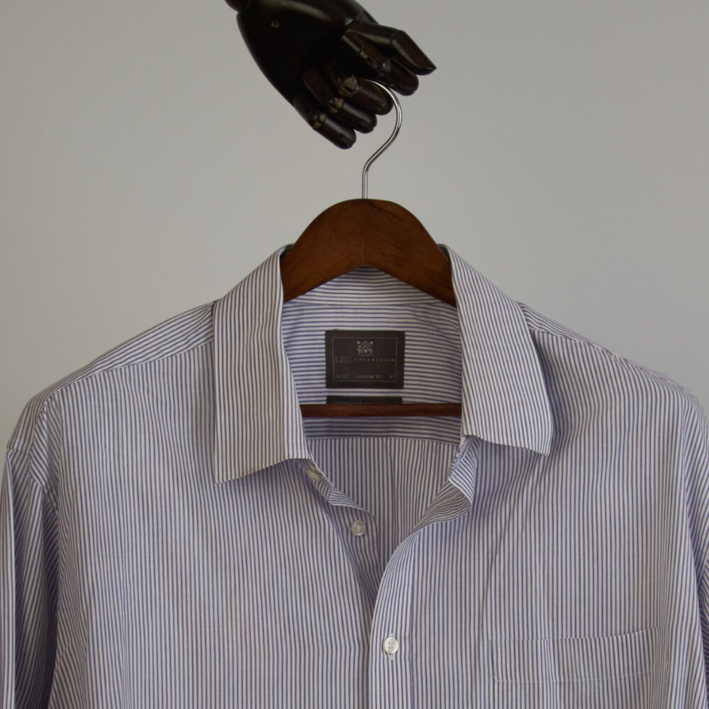 Marks & Spencer Striped Shirt(3XL)