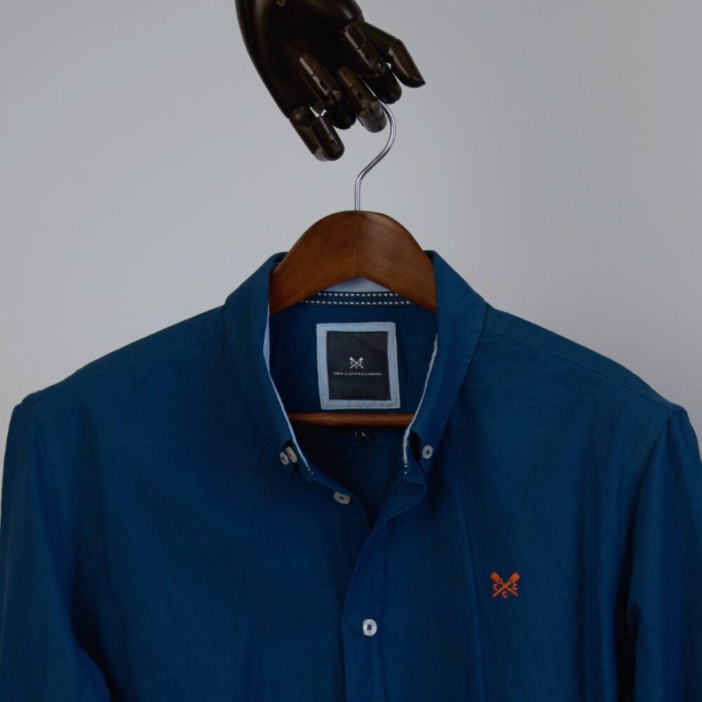 Crew-Clothing Cotton Shirt(L)