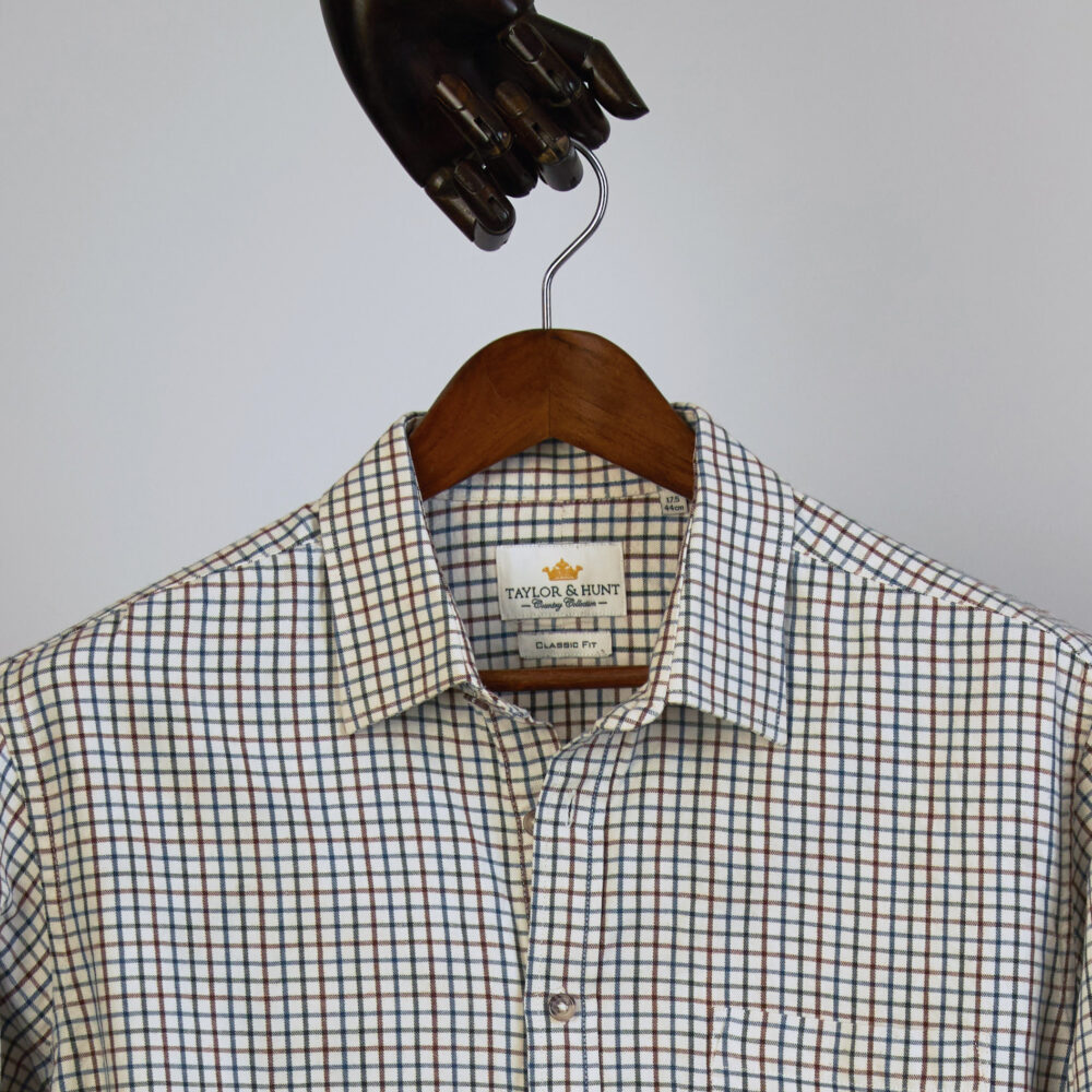 Taylor Hunt Tattersall shirt(XL)