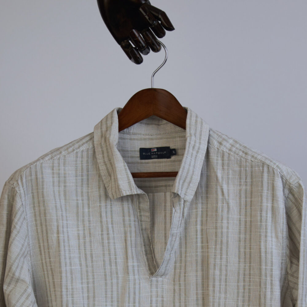 M & S Stripe Shirt(2XL)