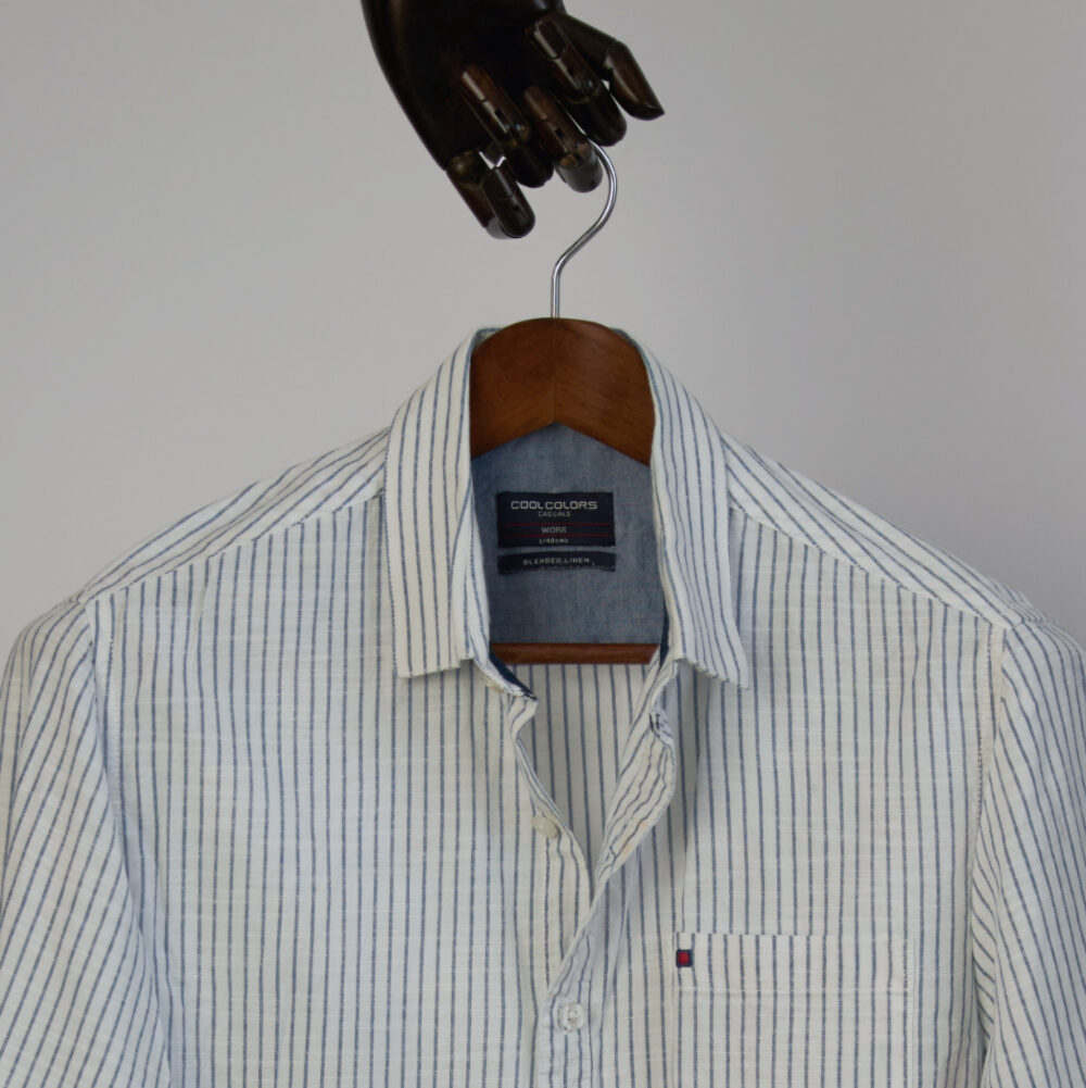 Cool Colors Pin Stripes Shirt(L)