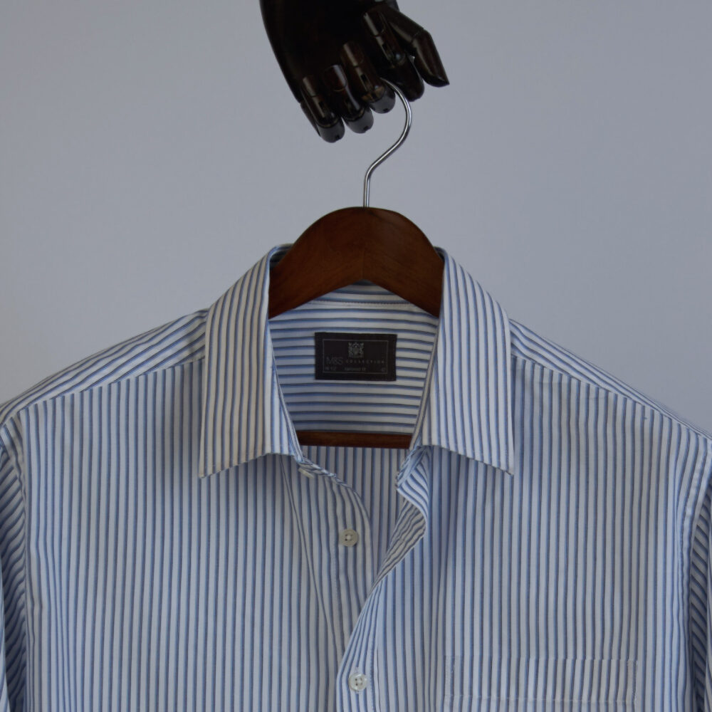 Marks and Spencer Stripe Shirt(XL)