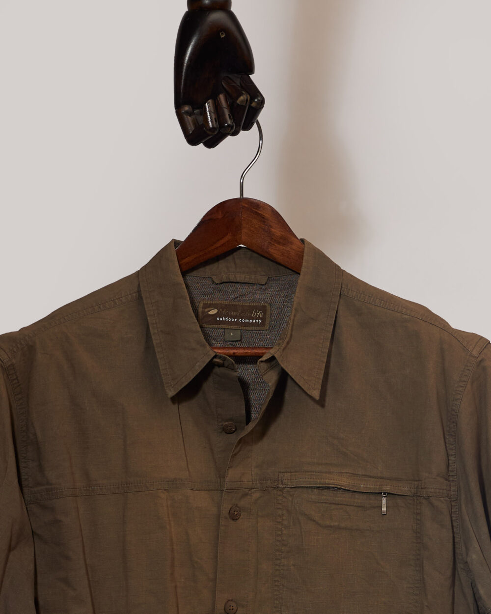 Mountain Life Plain Colored Shirt(XL)