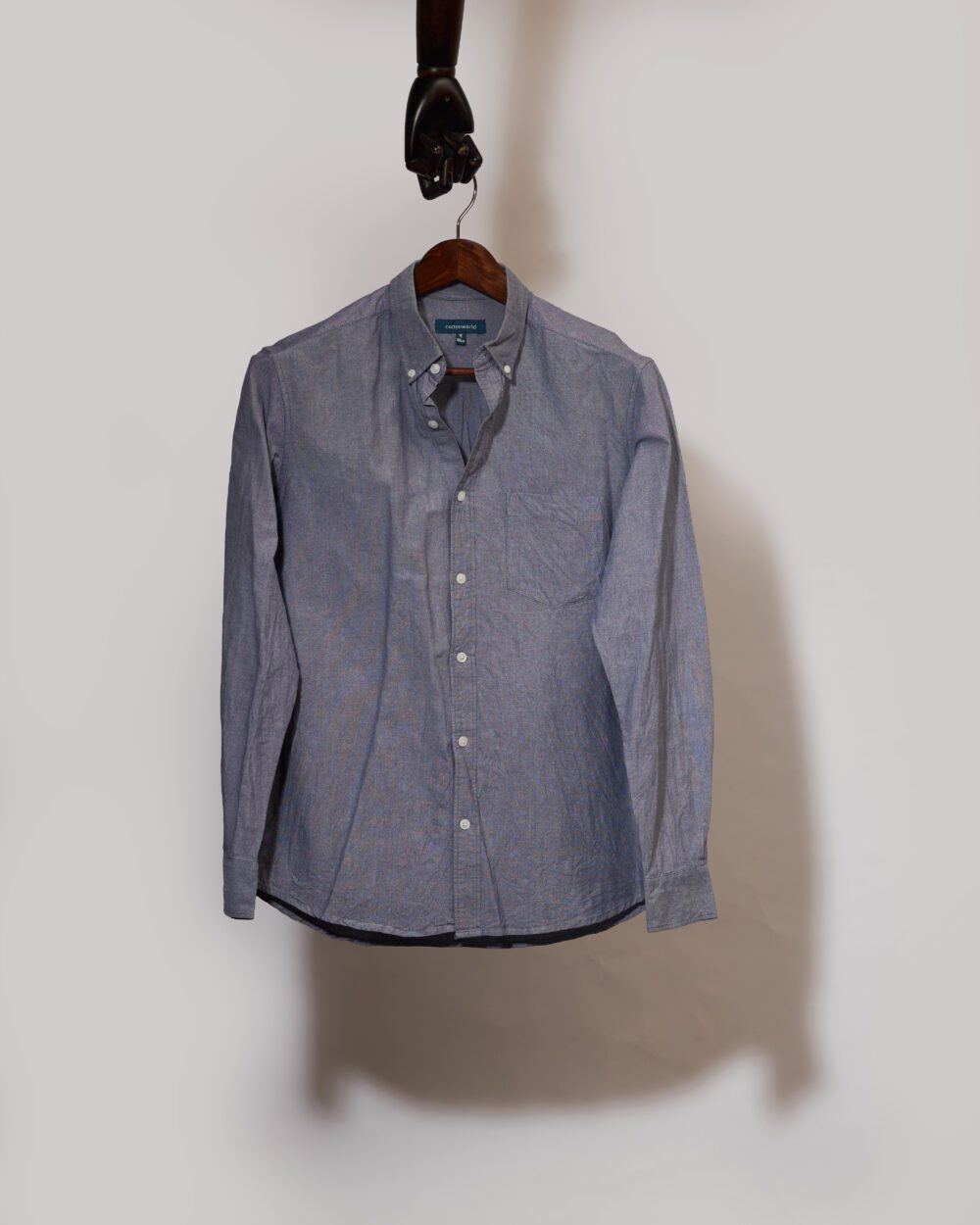 Cotton World Plain Shirt(L)
