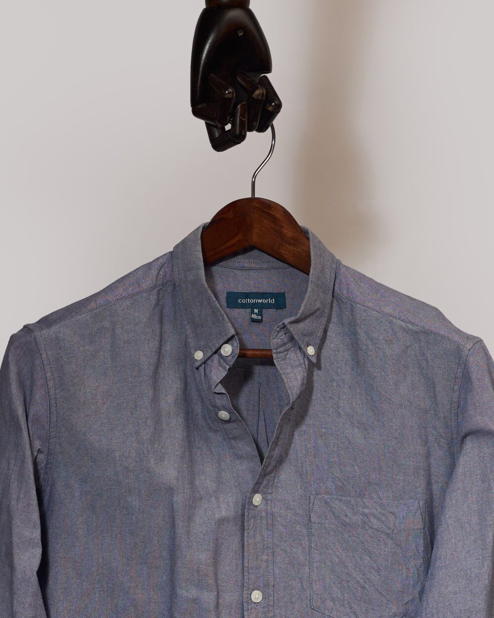Cotton World Plain Shirt(L)