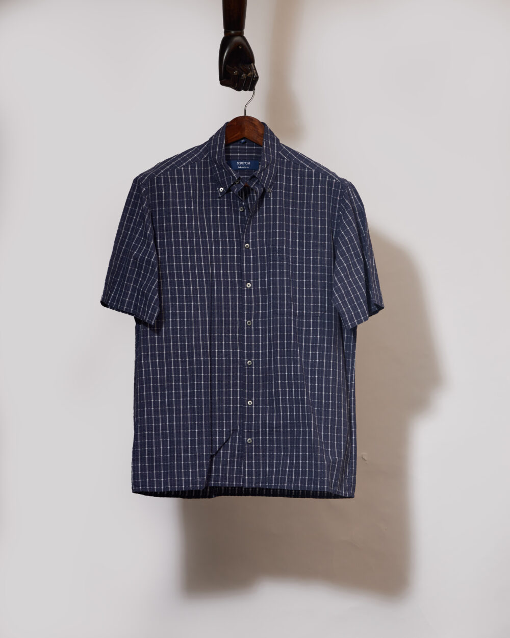 Eterna Windowpane Shirt(2XL)