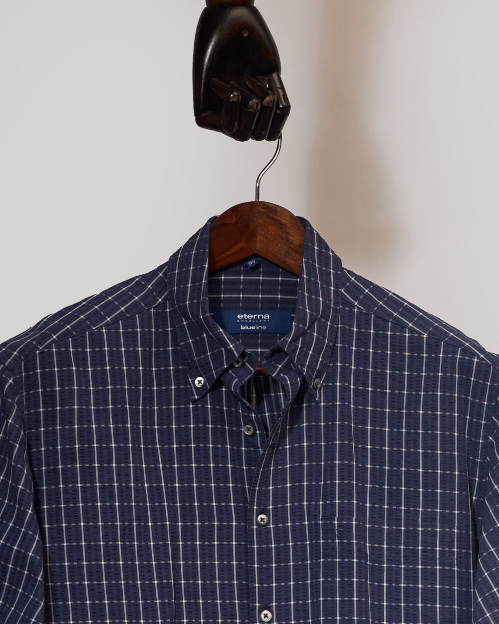 Eterna Windowpane Shirt(2XL)
