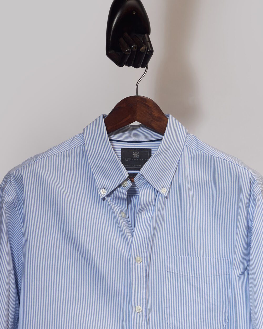 M&S Pure Cotton Bengal Oxford Shirt(3XL)