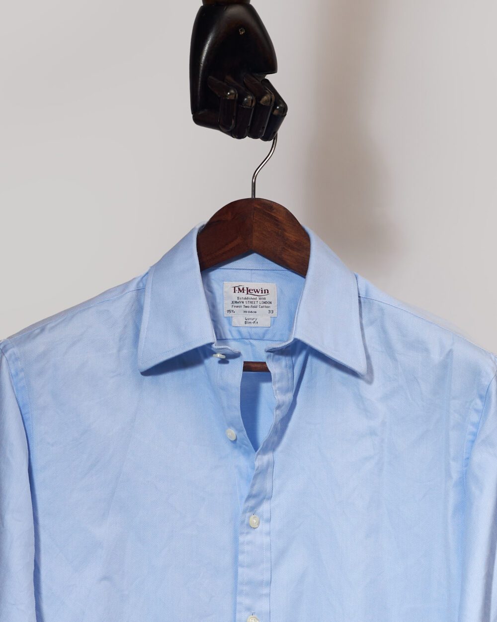 TM Lewin Plain Cufflink Shirt(L)