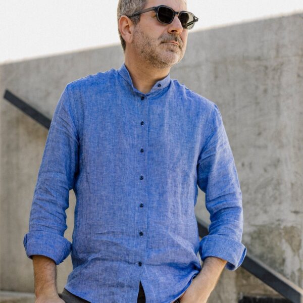 Indian Terrain Half-Collared Shirt(L)