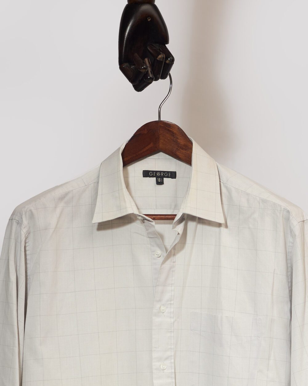 George Windowpane Shirt(2XL)