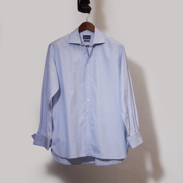 Aquascutum Two Fold cufflink Shirt(XL)