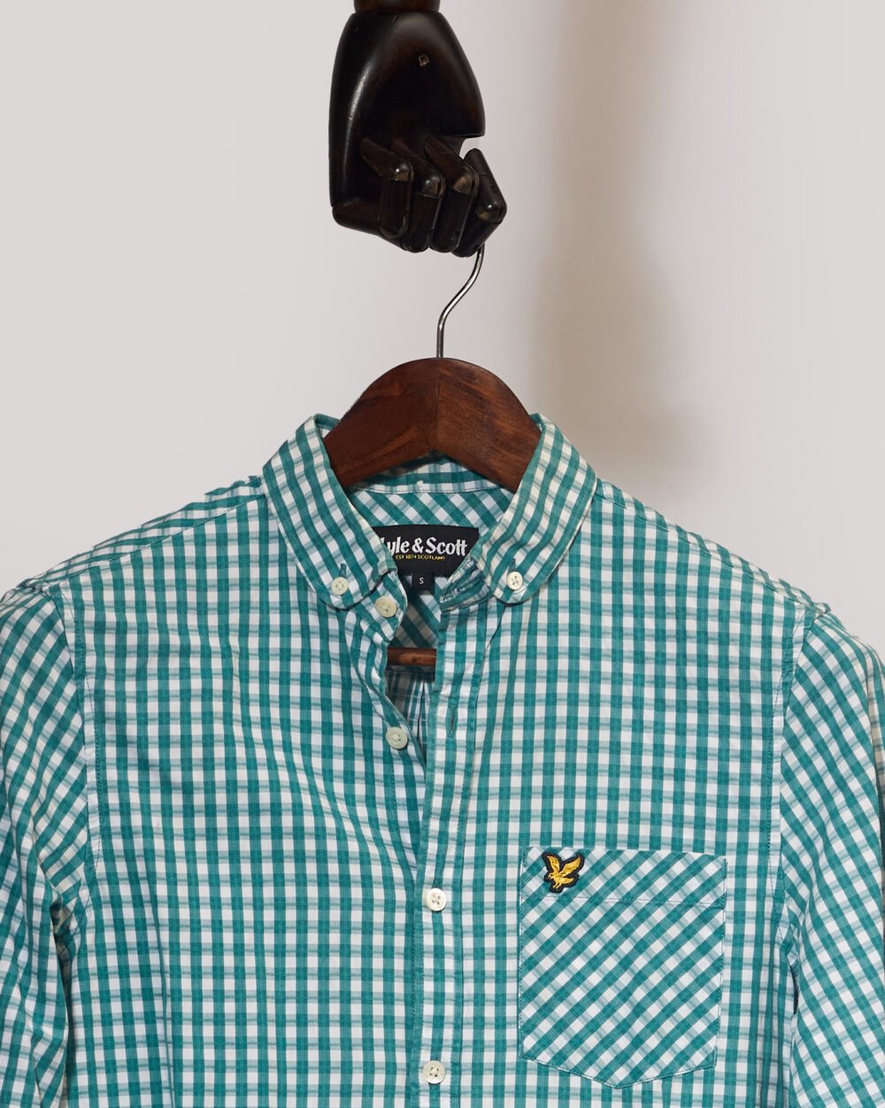 Lyle Scott Gingham Shirt(M)