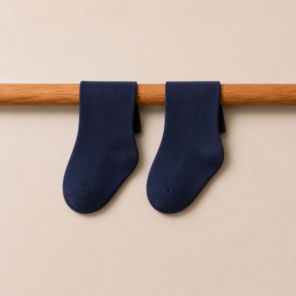 Navy Blue Mid Calf Socks