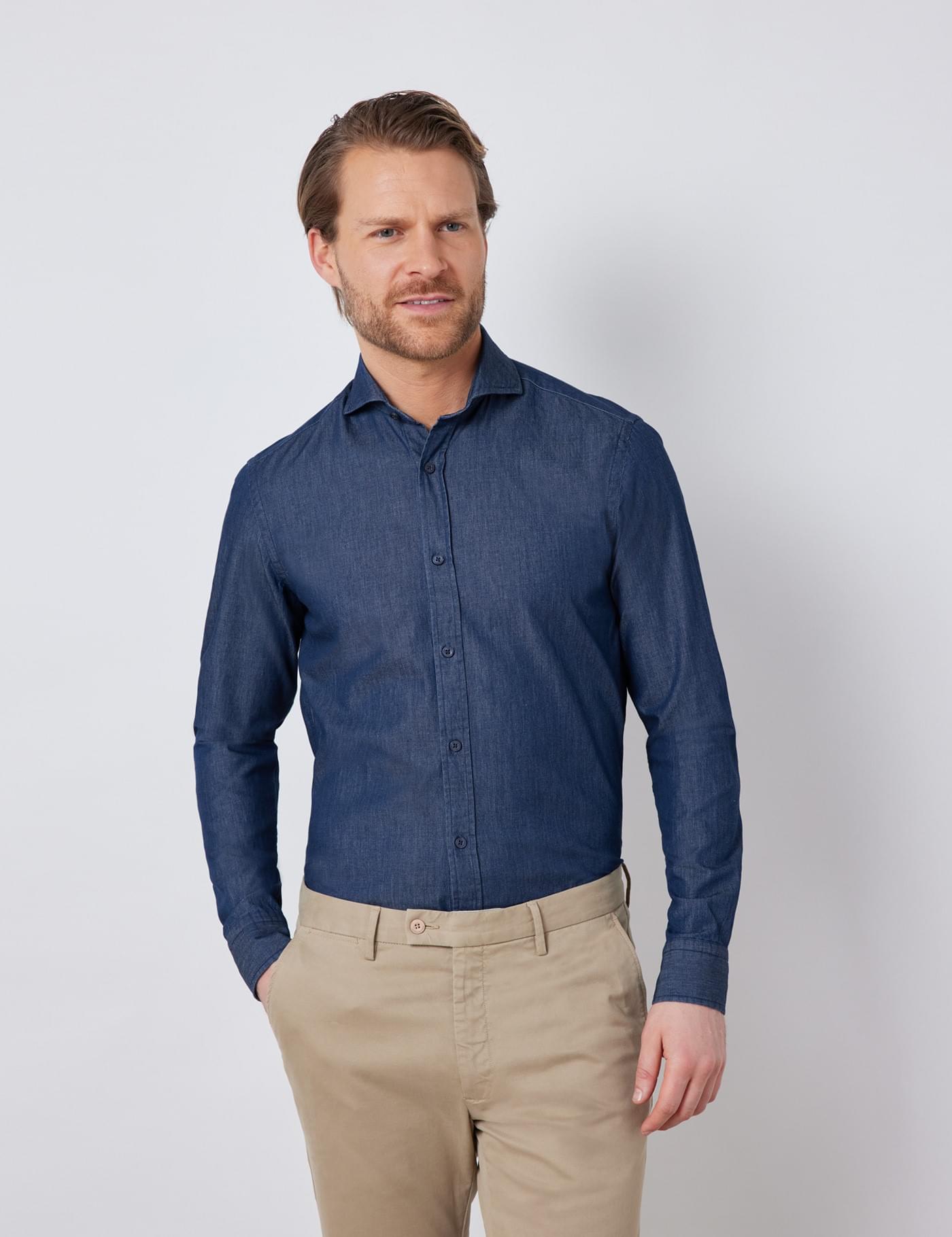 Blue Denim Shirt (M)