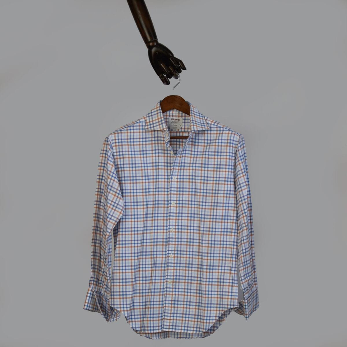 TM Lewin Plaid Shirt(L)