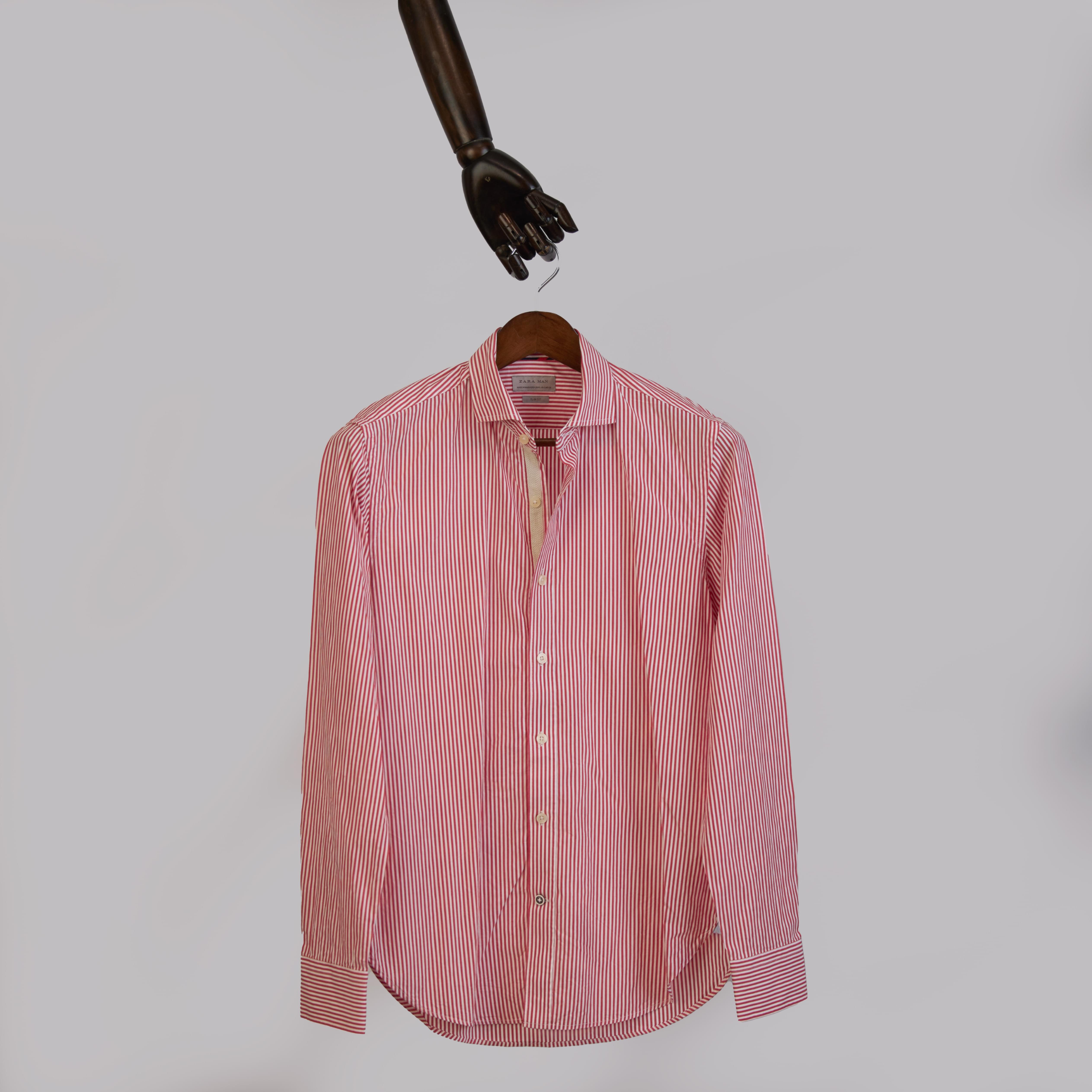 Zara Pinstripes Shirt(M)