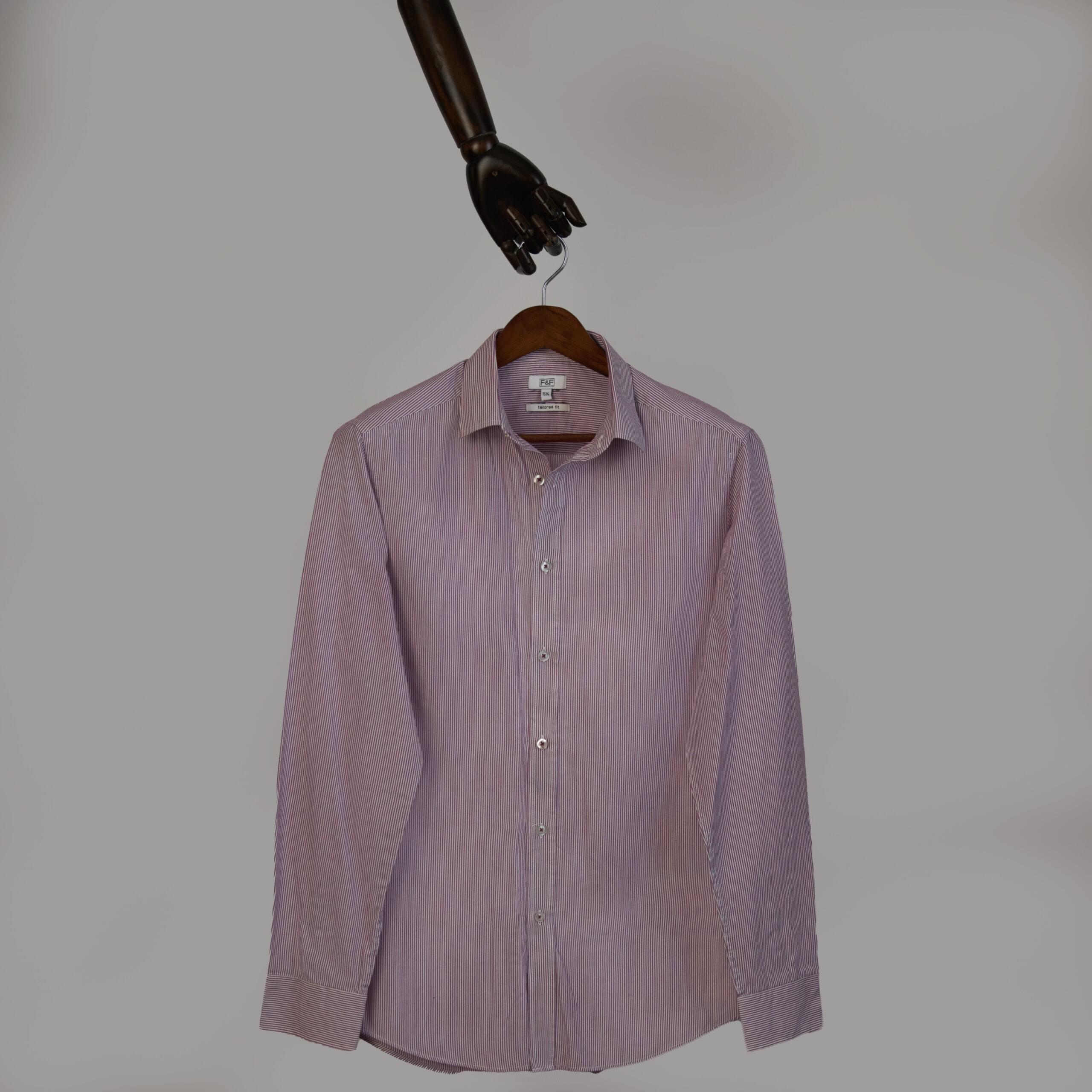 F&F Pinstripe Shirt(L)