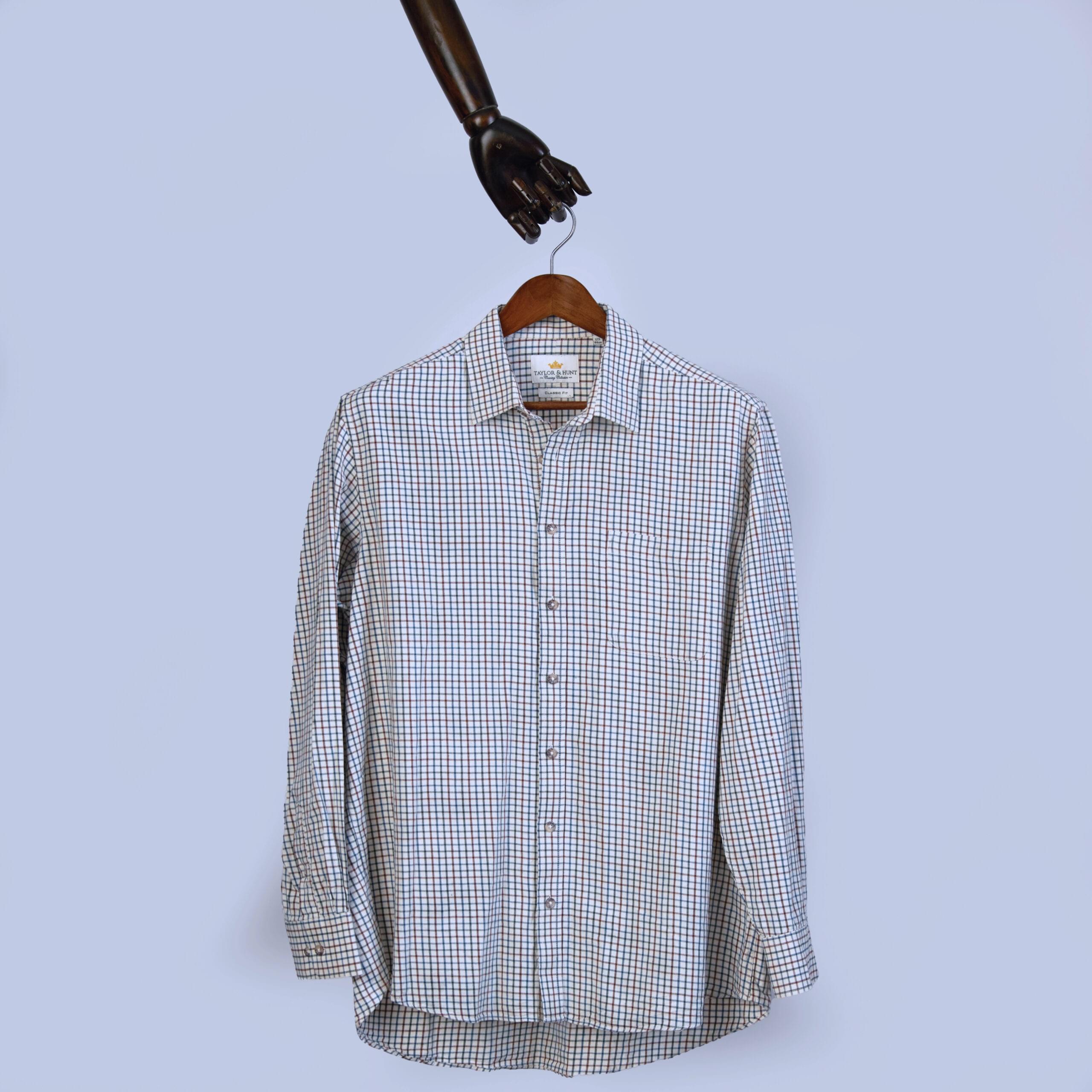 Taylor Hunt Tattersall shirt(XL)
