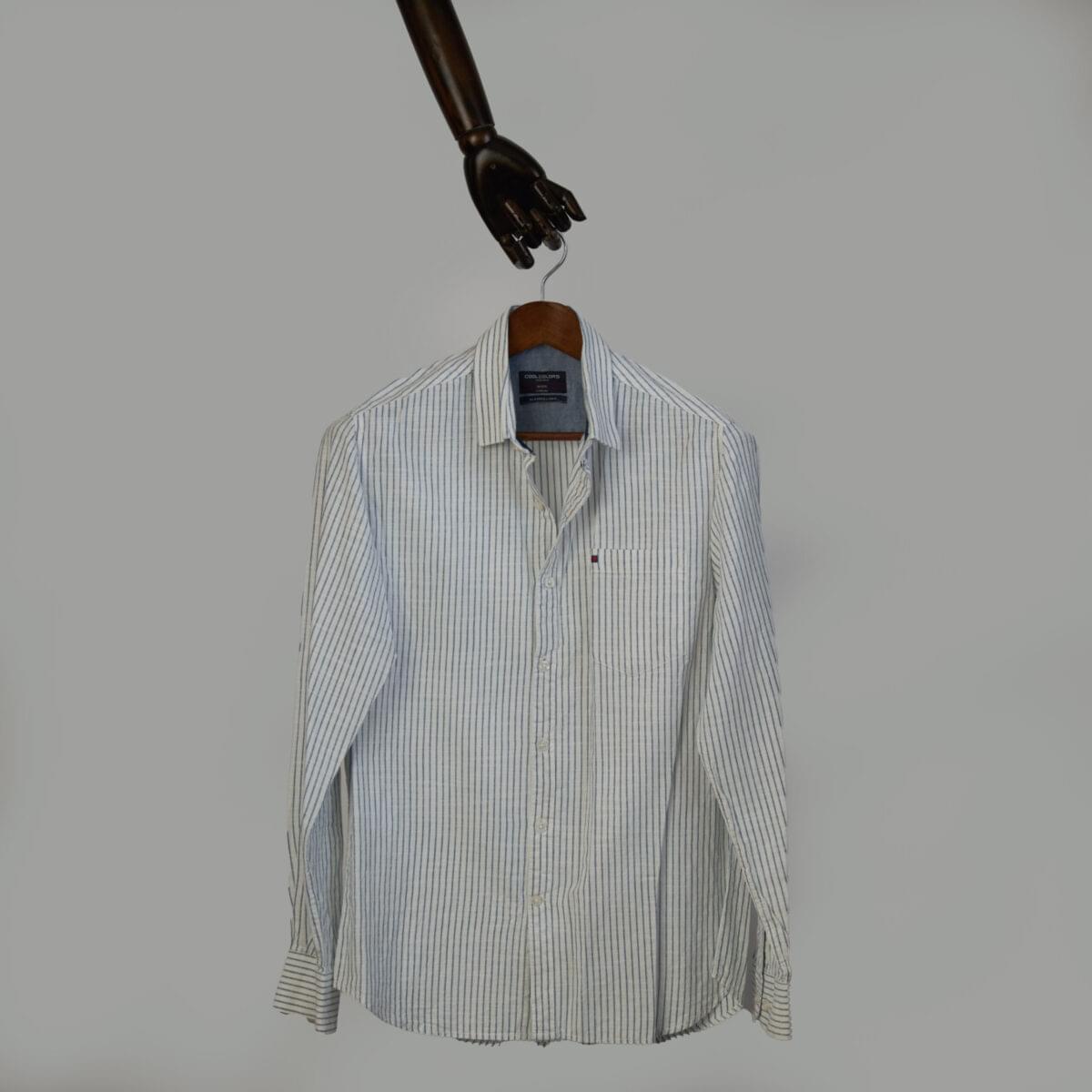 Cool Colors Pin Stripes Shirt(L)