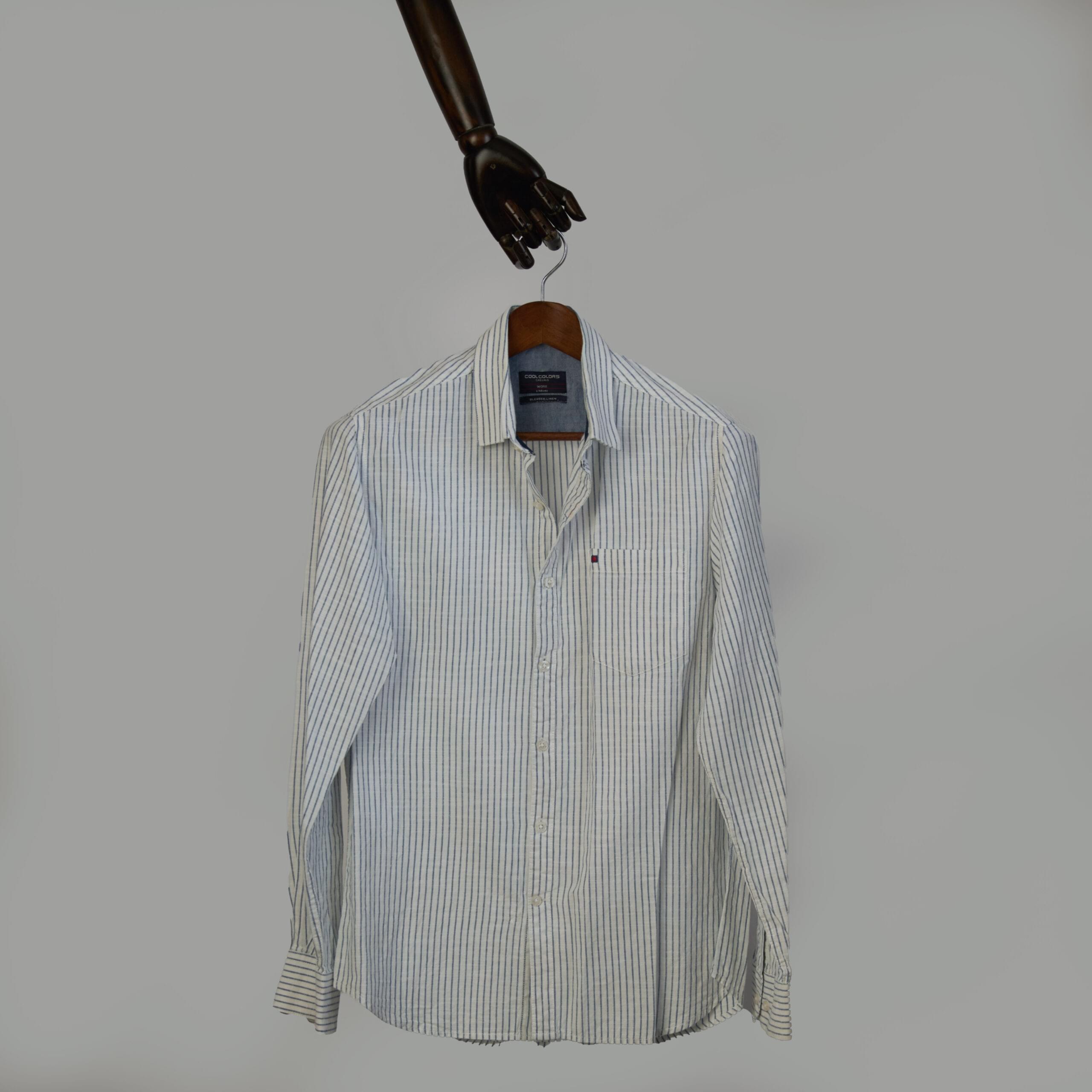 Cool Colors Pin Stripes Shirt(L)