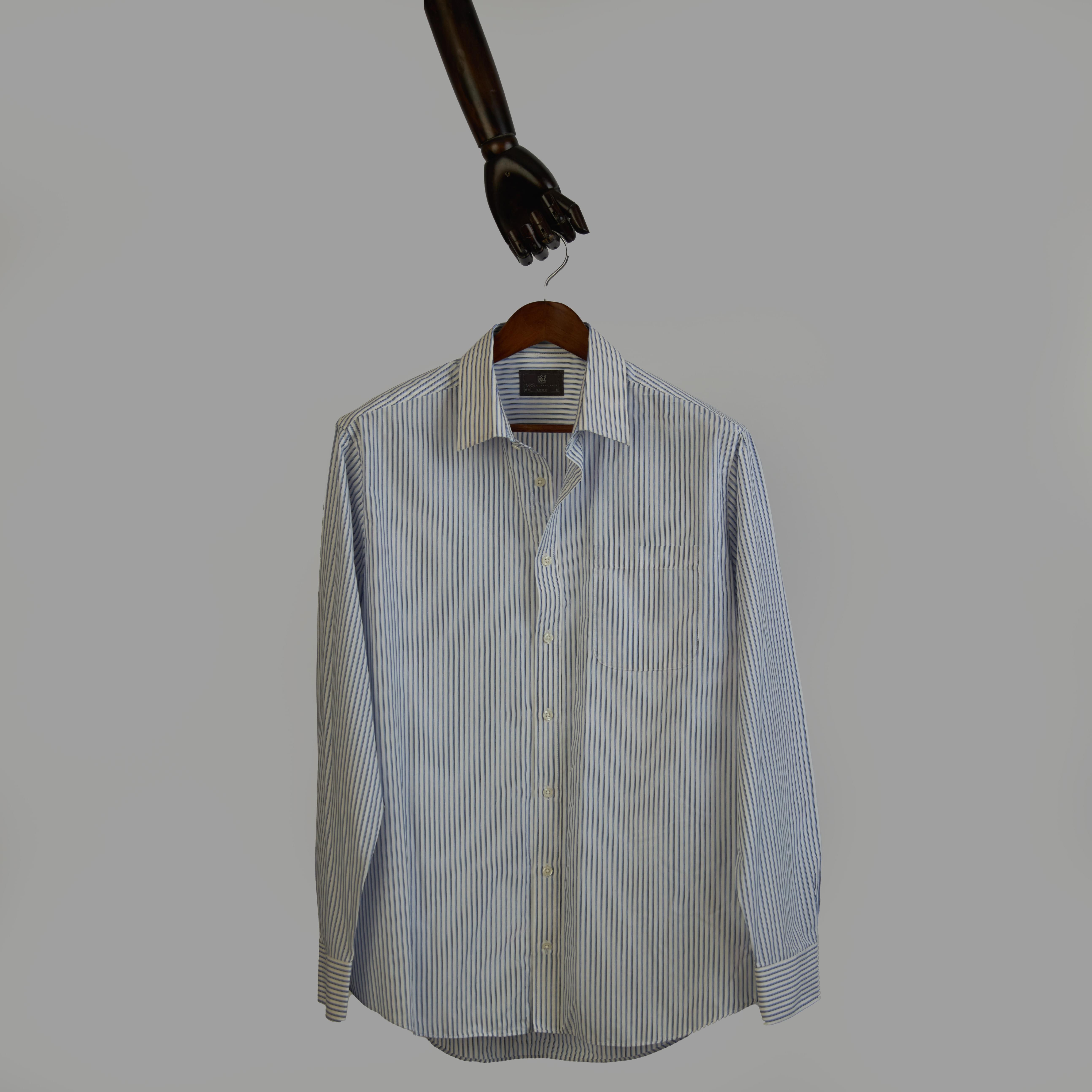 Marks and Spencer Stripe Shirt(XL)