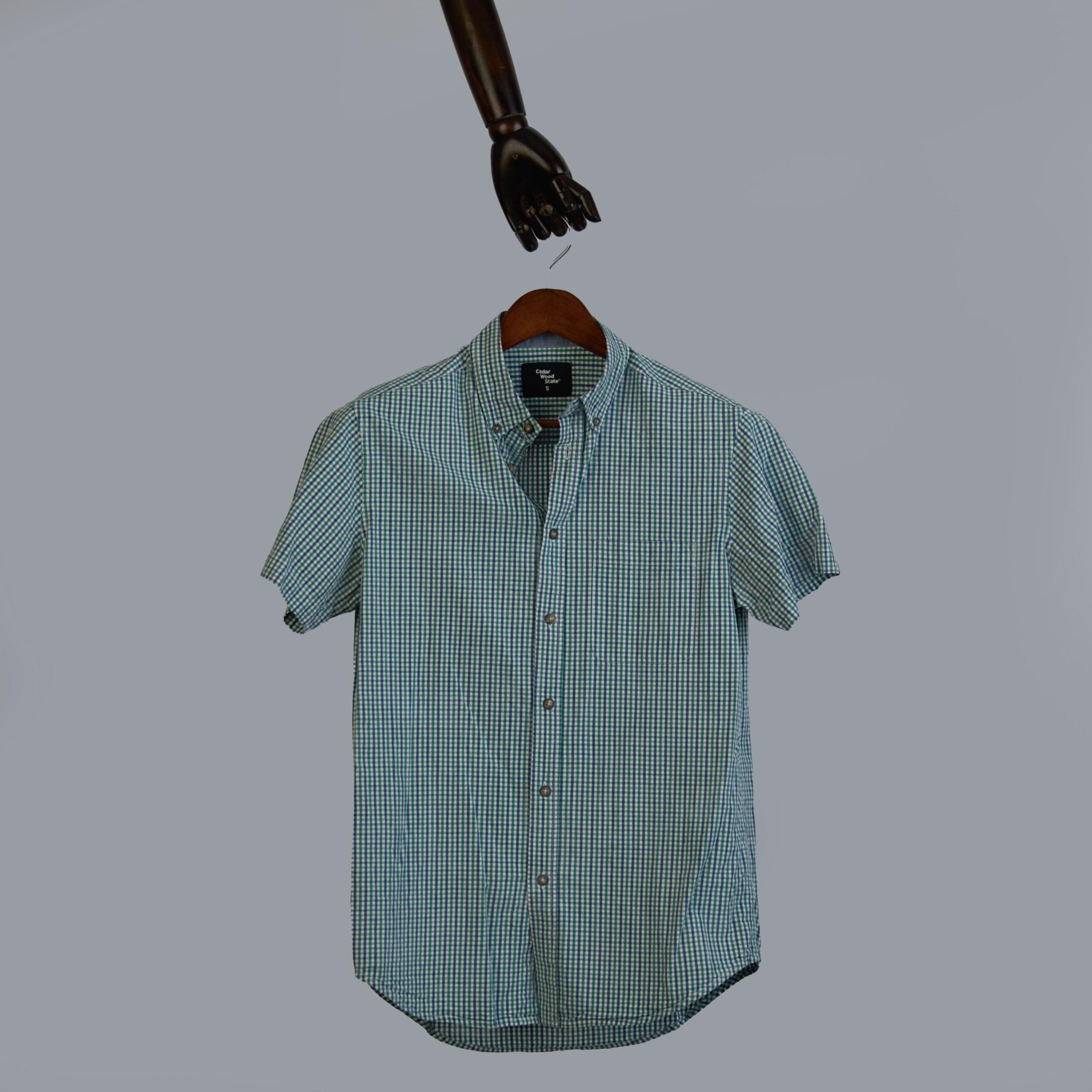 Cedar-wood Tartan Shirt(L)