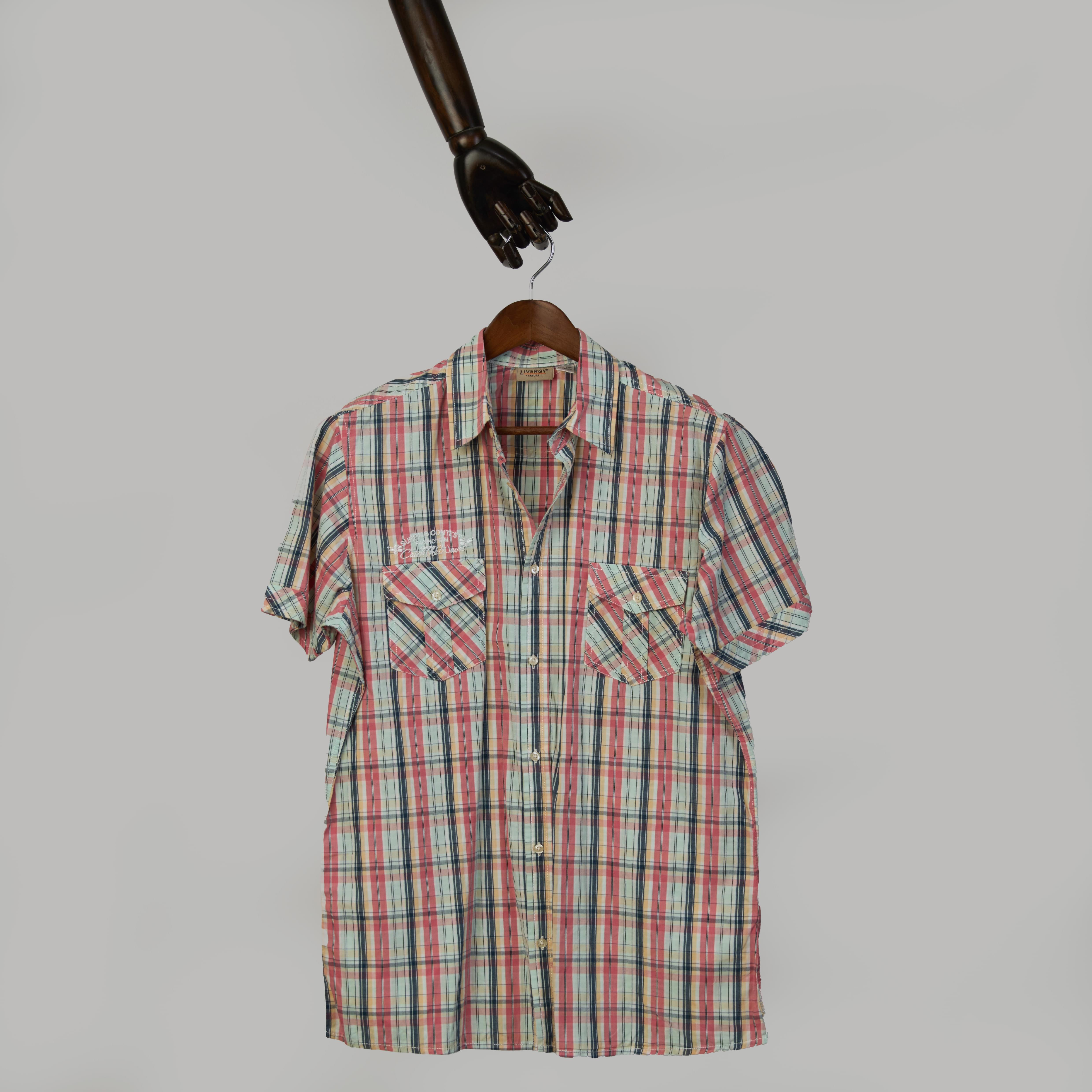 Livergy Madras Shirt(XL)