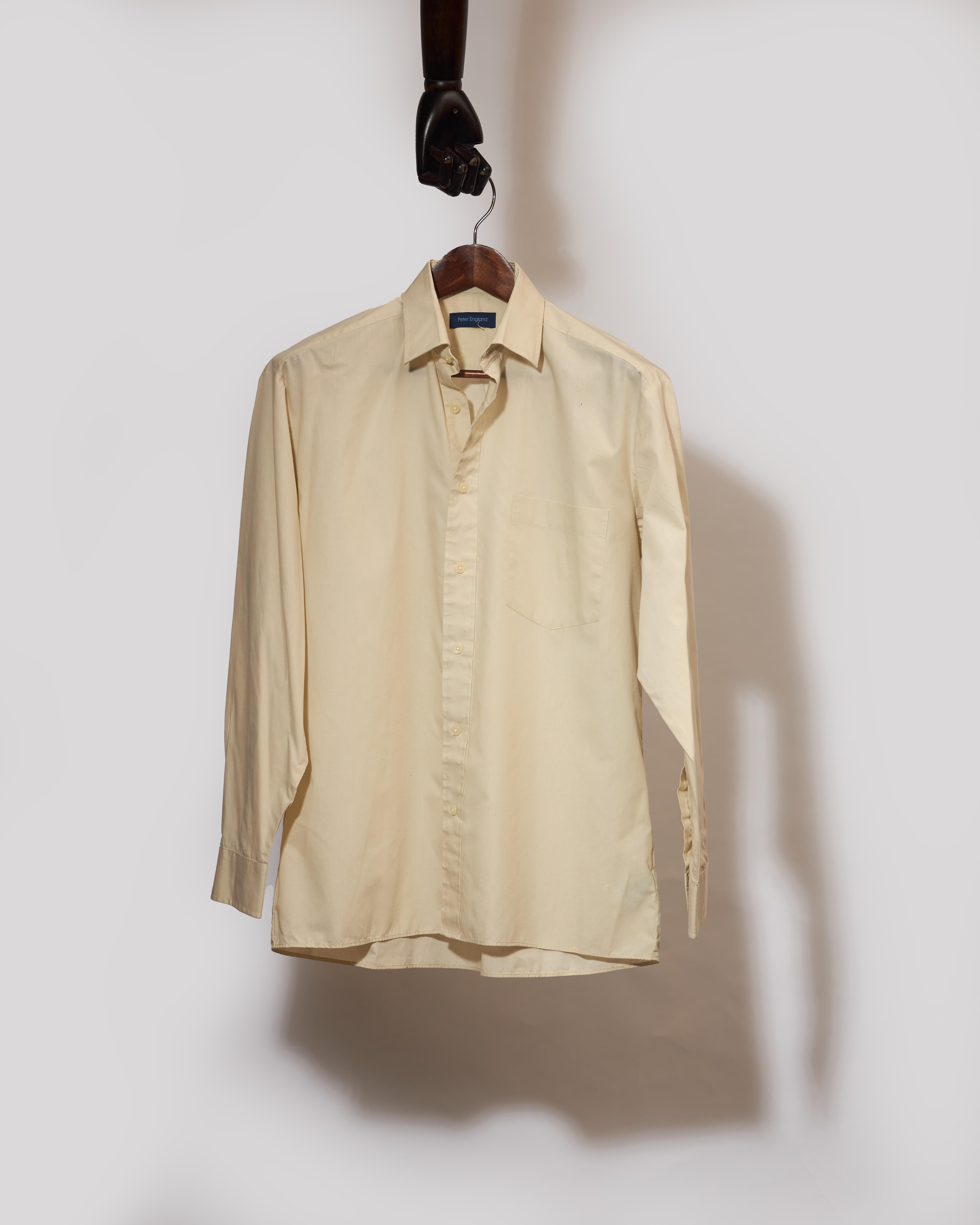 Peter England Plain Shirt(2XL)