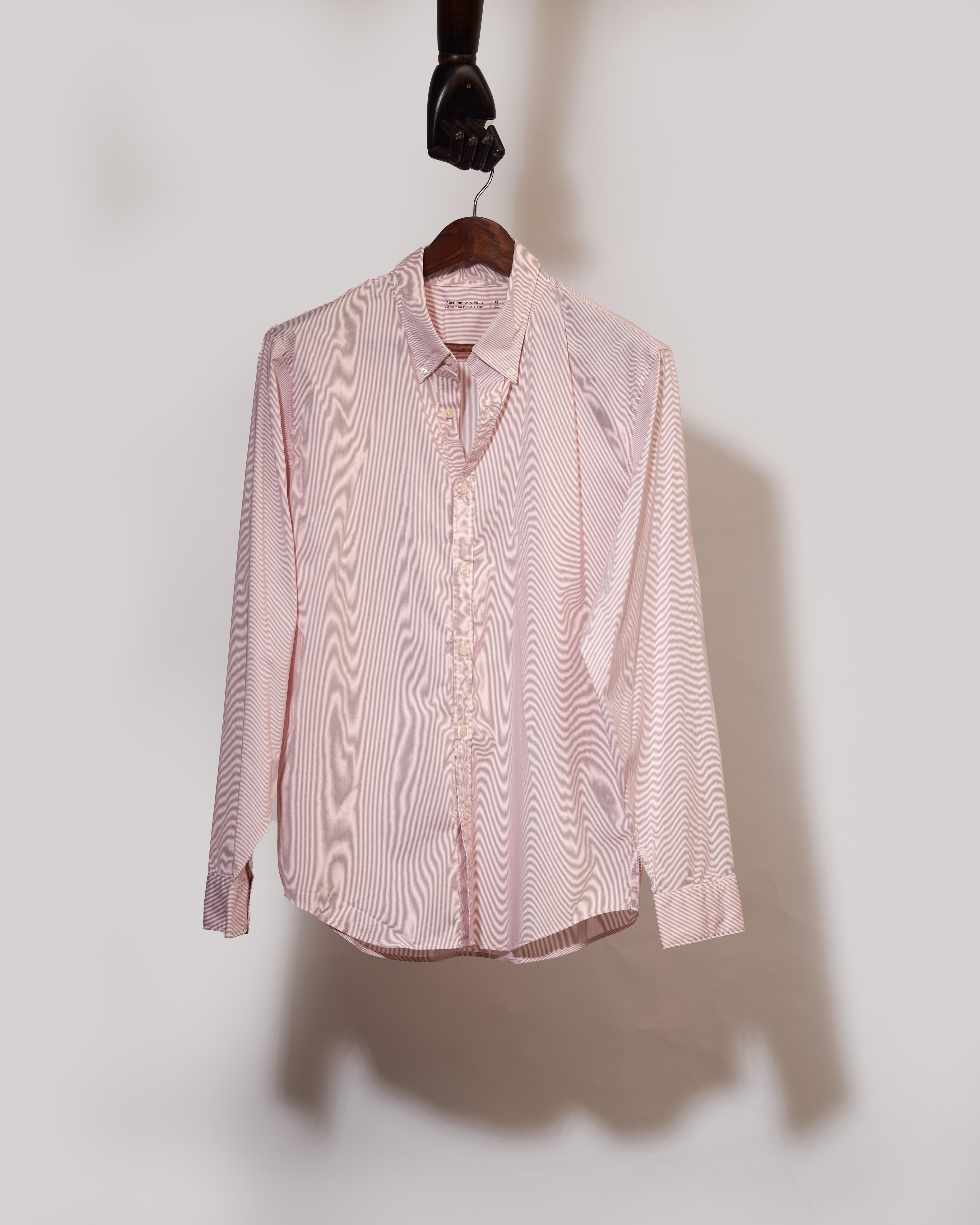 Abercrombie Fitch Candy Striped Shirt(2XL)