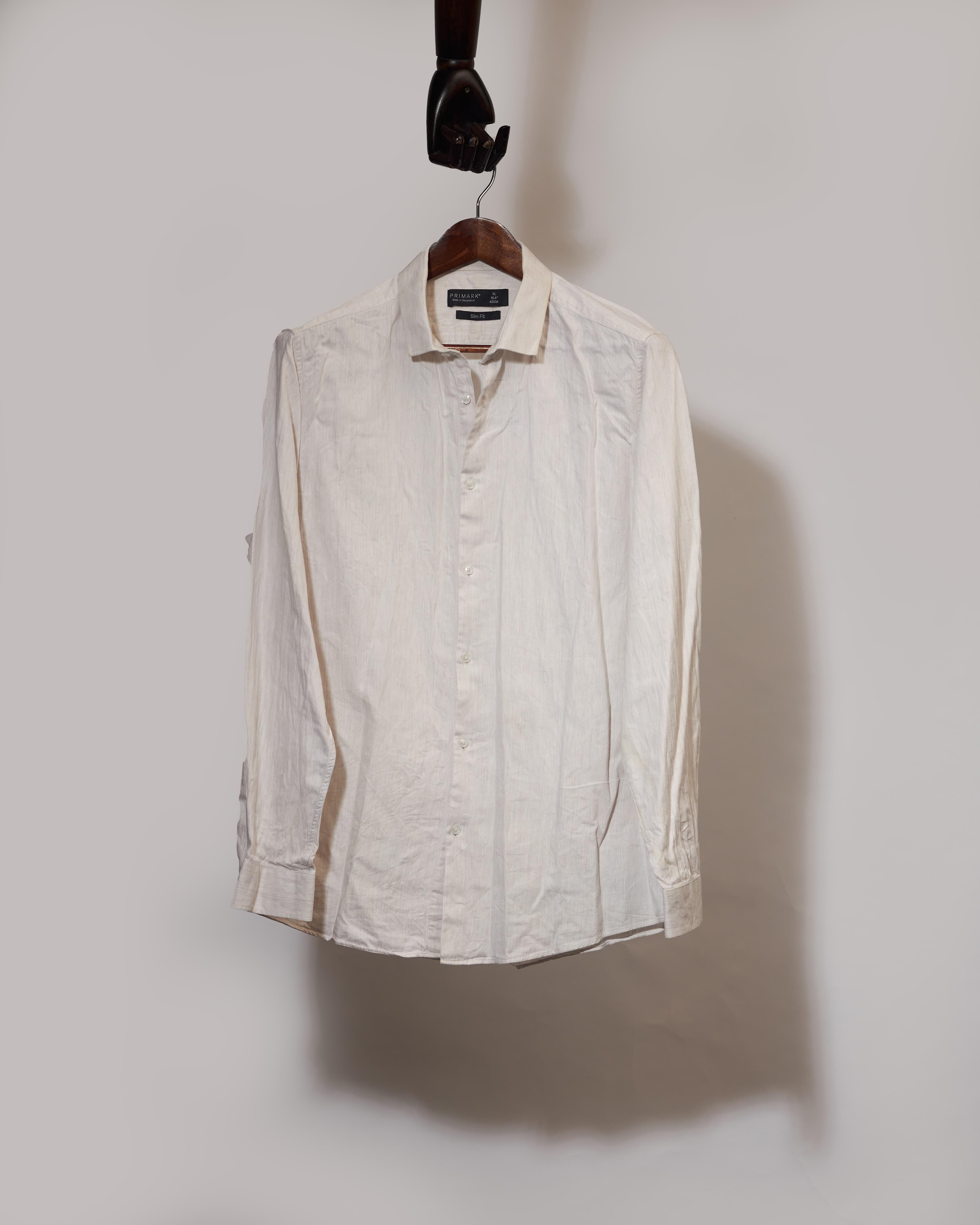 Primark Ivory Woolen Shirt(XL)