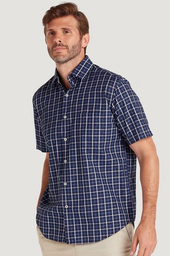 Eterna Windowpane Shirt(2XL)