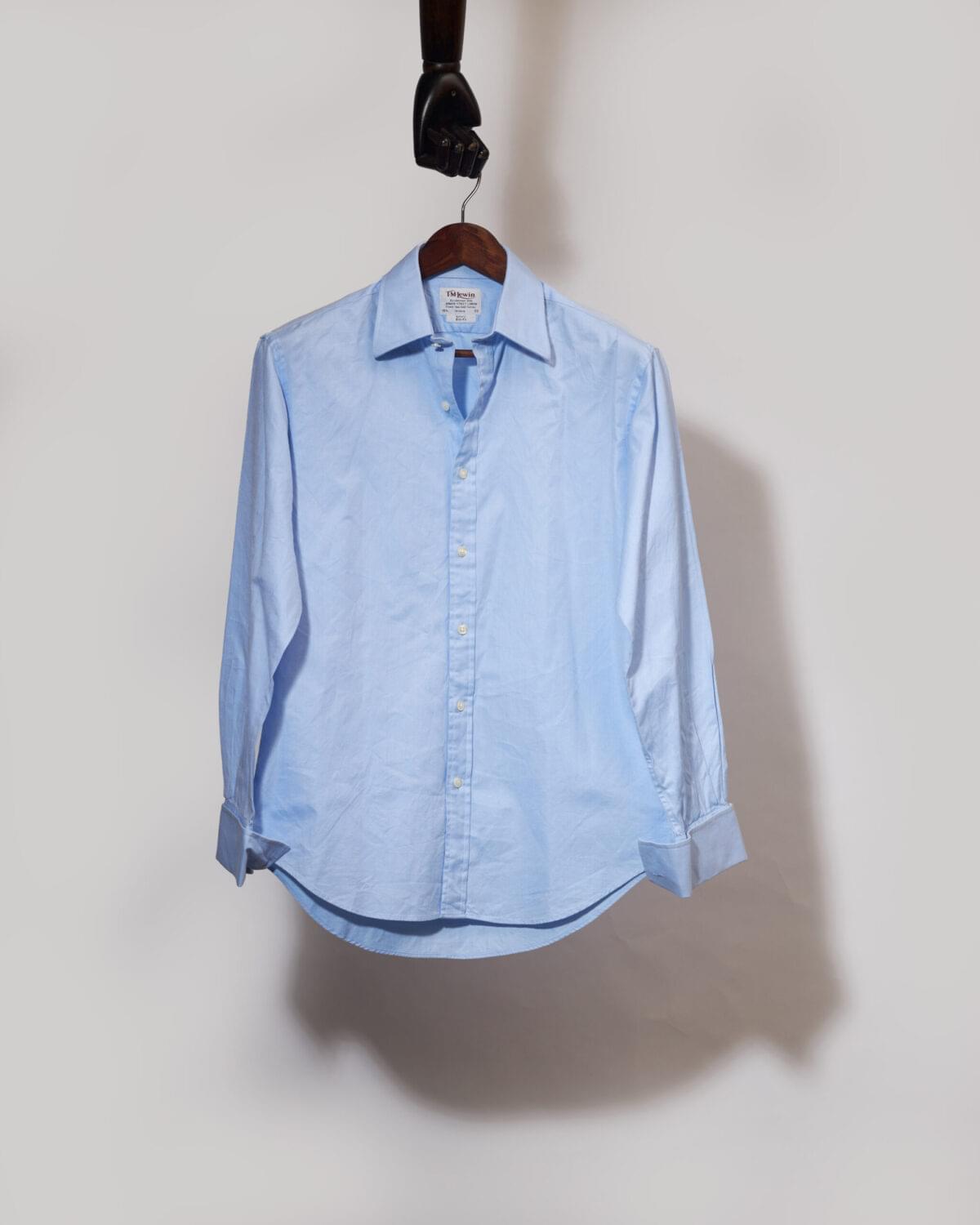TM Lewin Plain Cufflink Shirt(L)