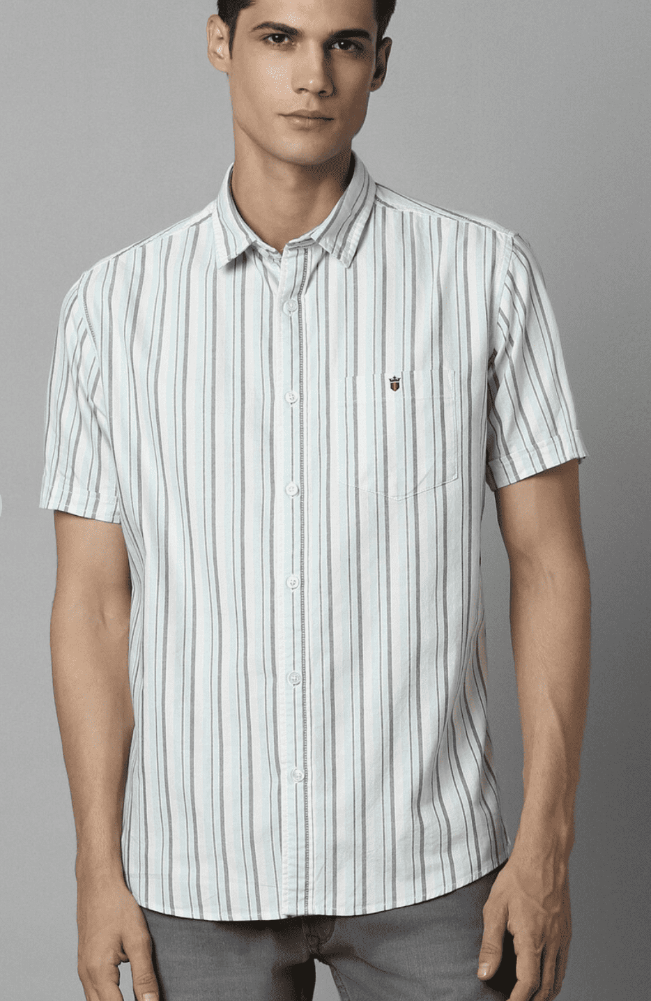 M&S Pencil Stripe Patterned Shirt (2XL)