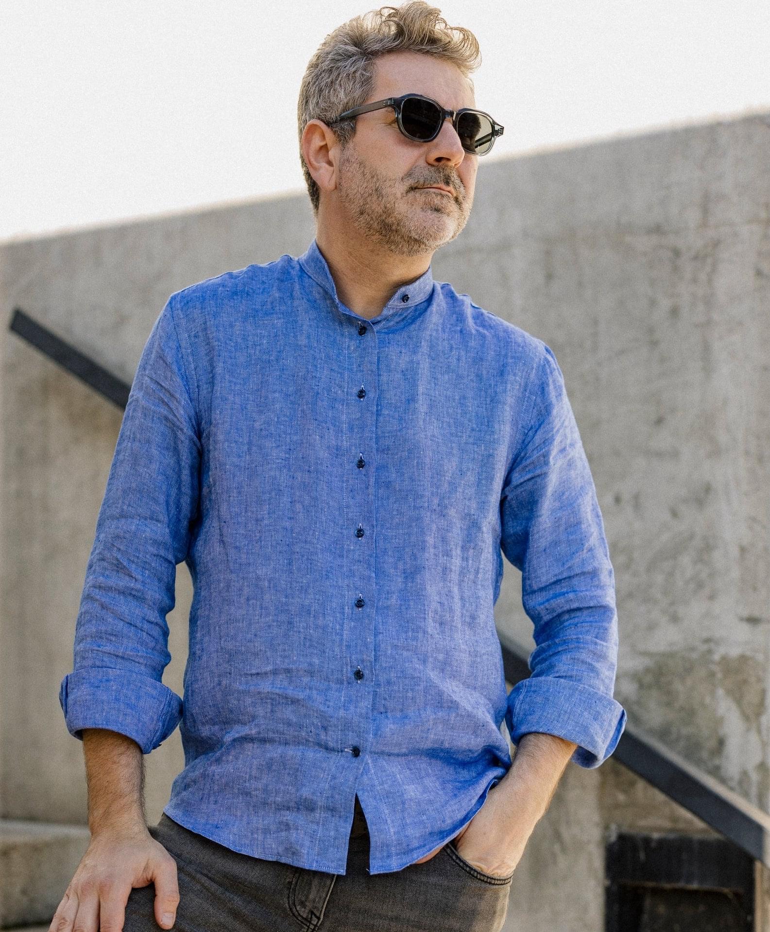 Indian Terrain Half-Collared Shirt(L)