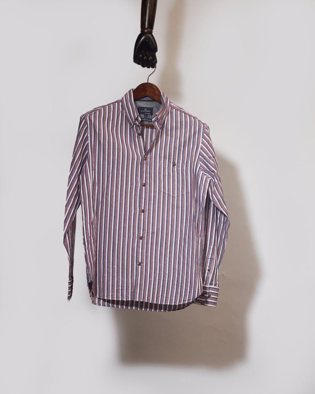 Blue Harbour Awning Stripe Shirt(L)