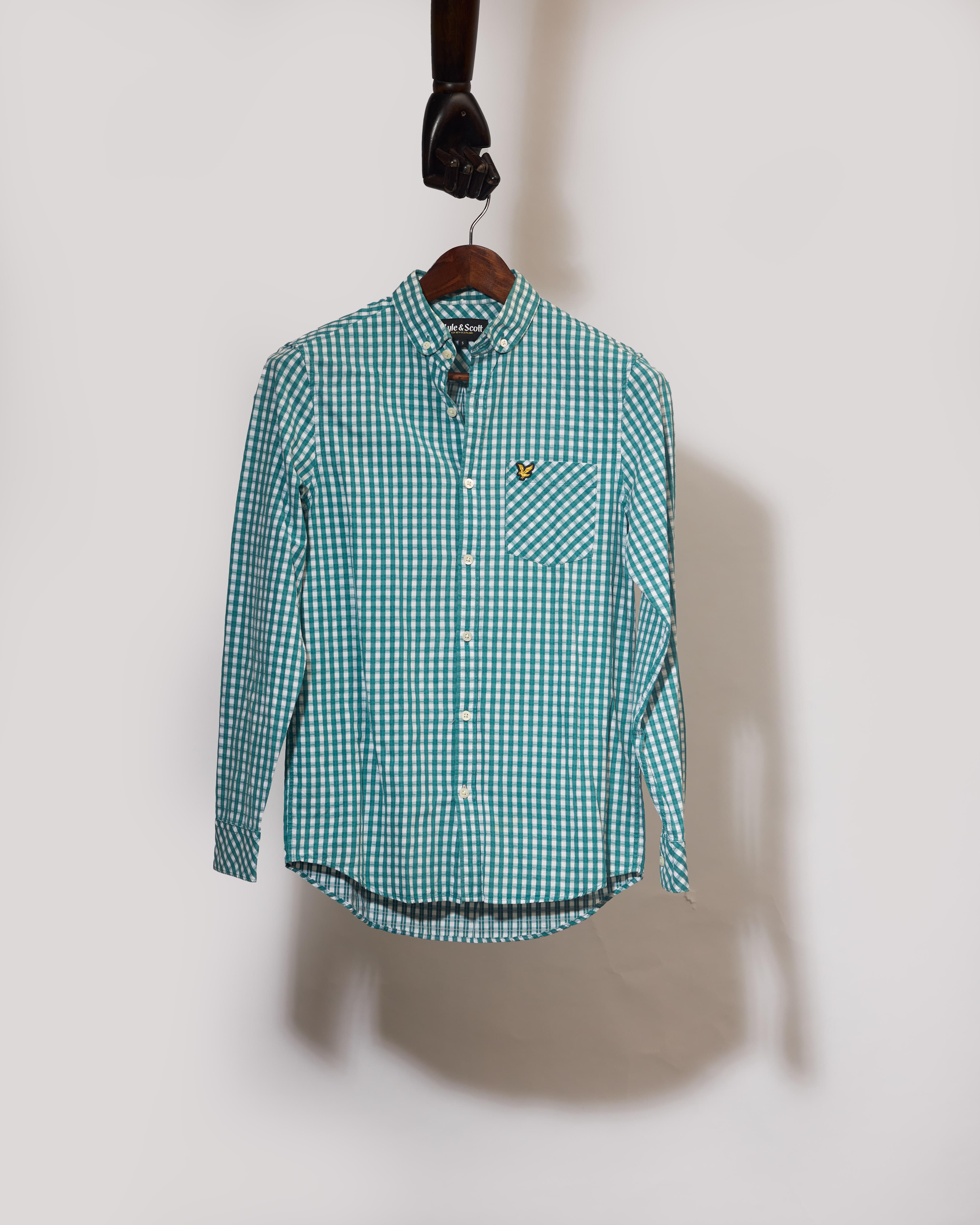 Lyle Scott Gingham Shirt(M)