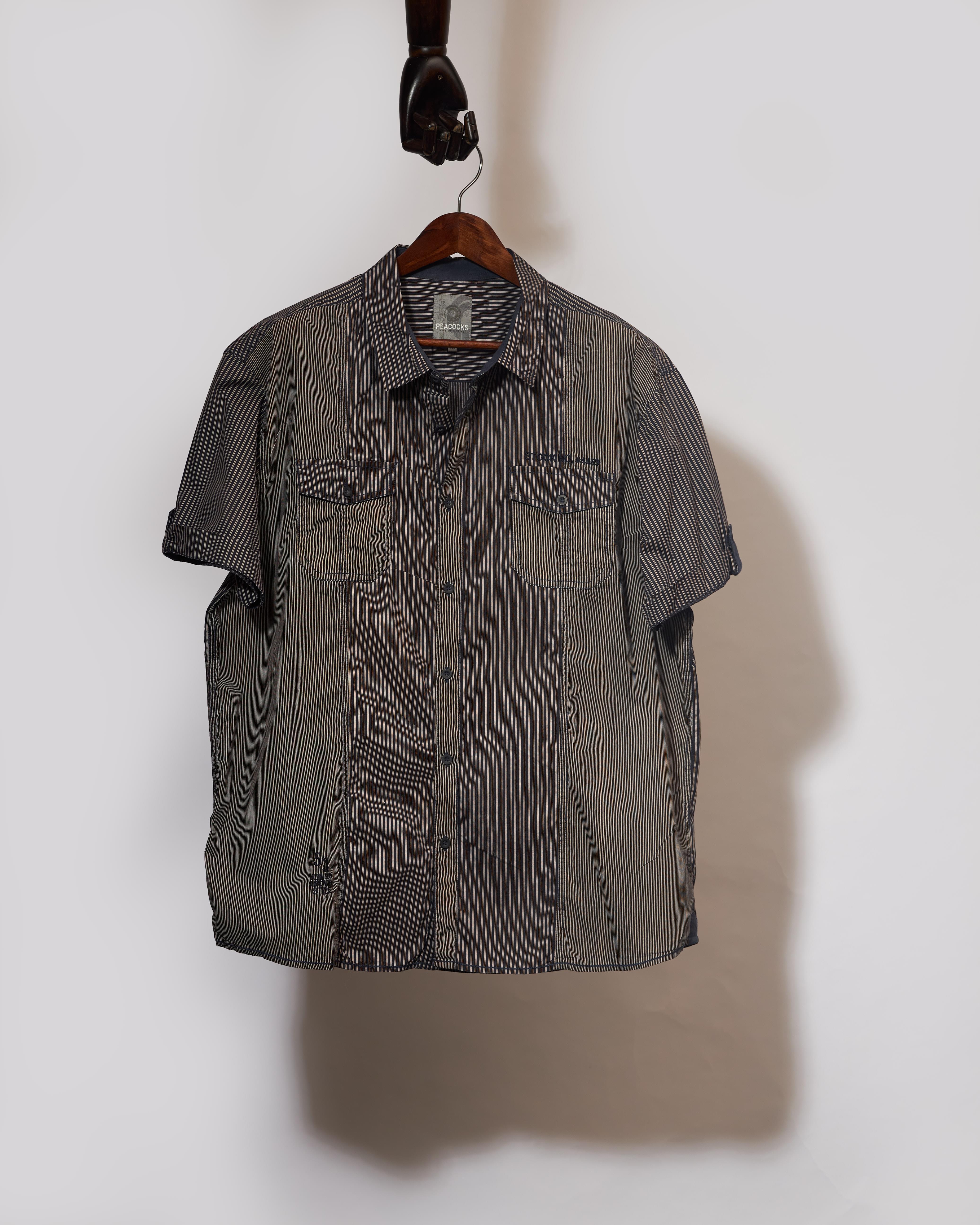 Peacocks Multi-Striped Shirt (3XL)