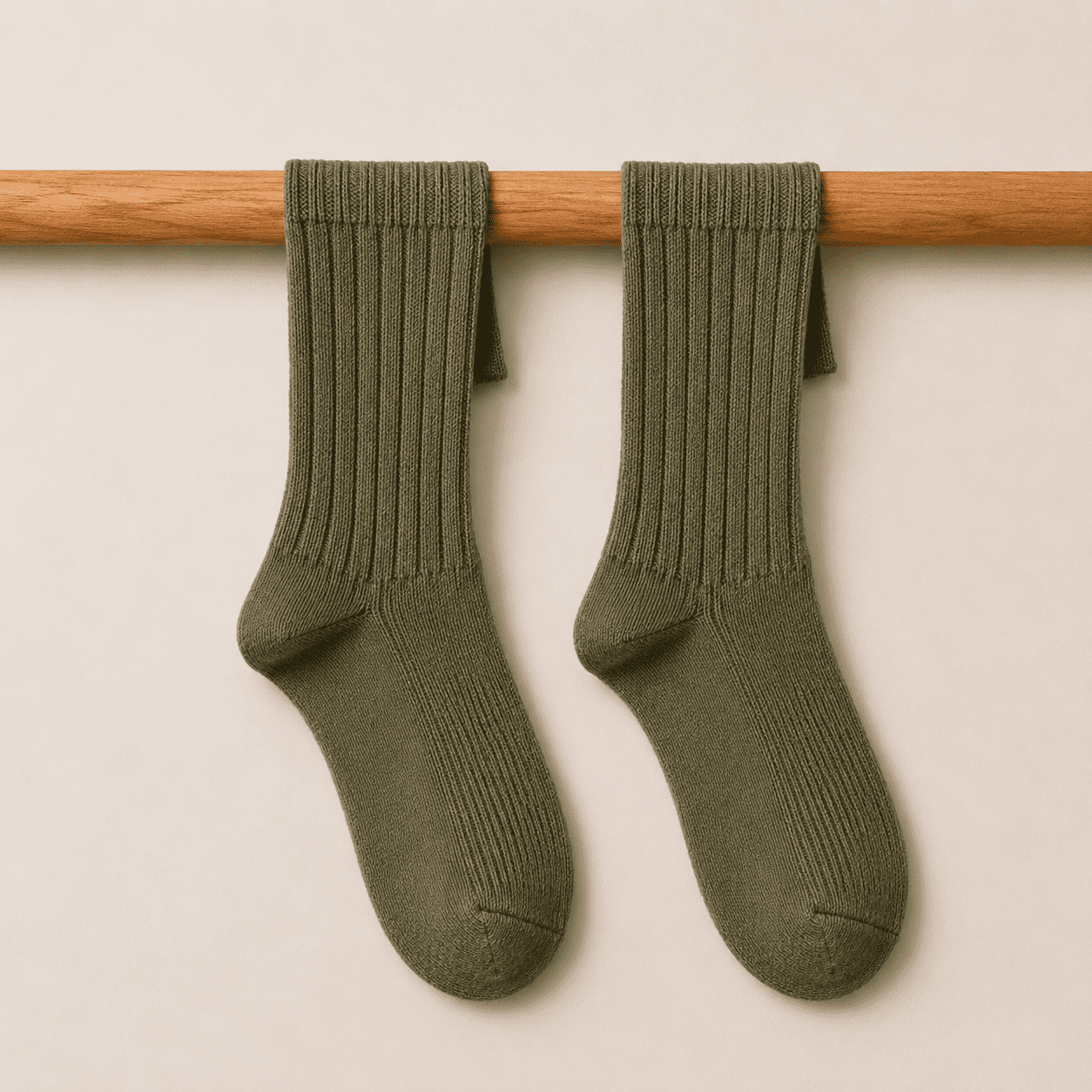 Mid Calf Socks - Green